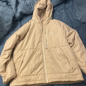 Nike Men's Tan Therma Fit Winter Jacket